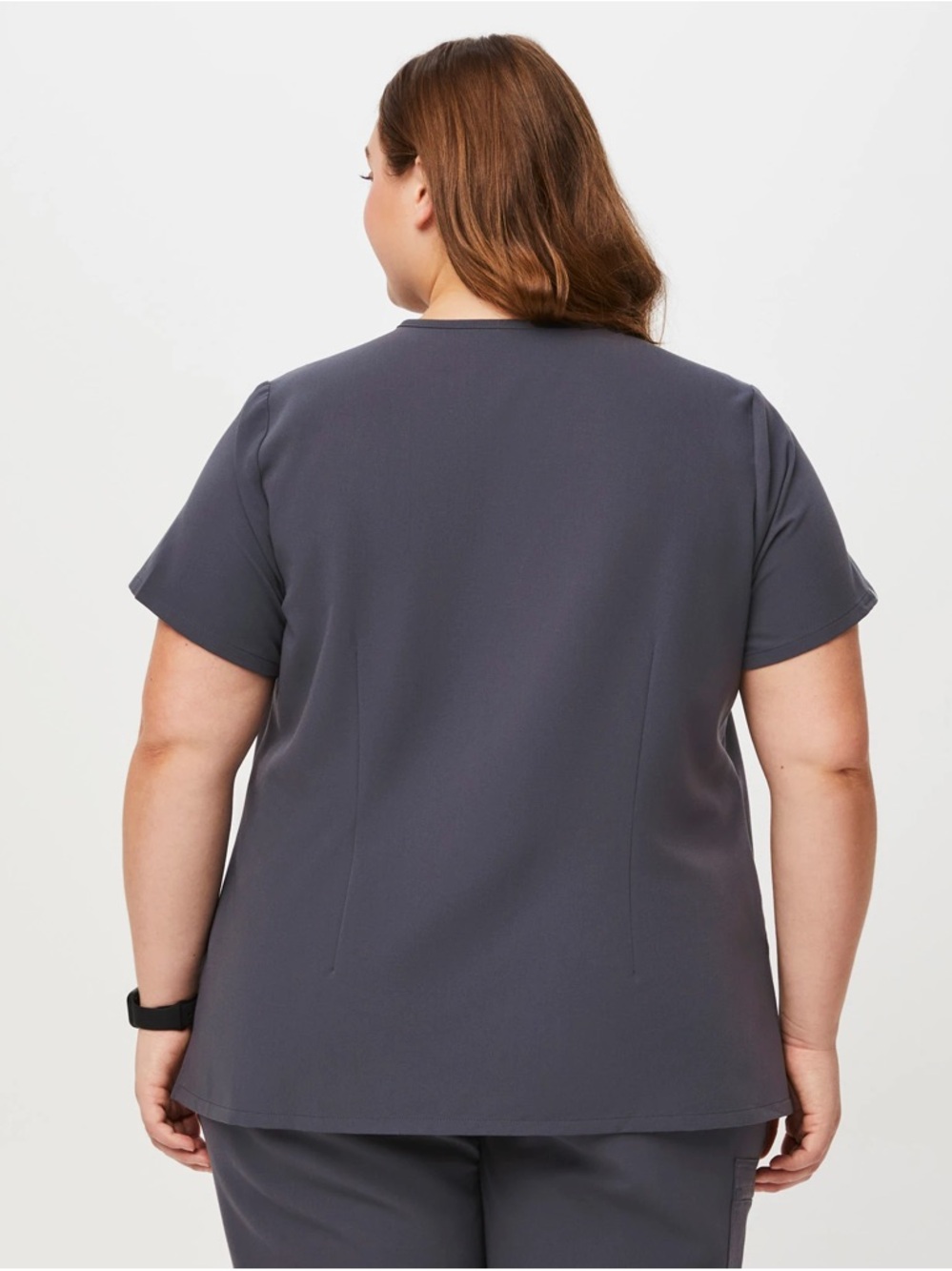 Figs Catarina One-Pocket Scrub Top Charcoal Women’s 3XL NWT NIB - Picture 3 of 6